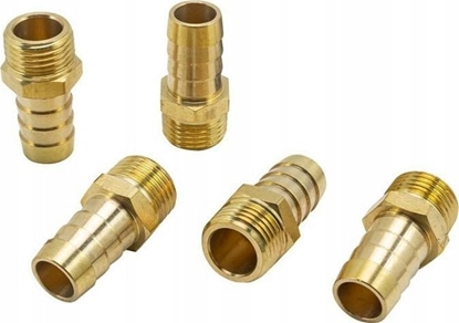 Изображение Forsage Króciec pneumatyczny gwint zewntrzny 1/2" - "jodeka" 16mm (komplet 5szt.)