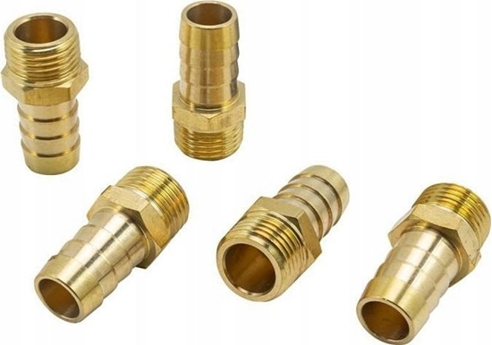 Изображение Forsage Króciec pneumatyczny gwint zewntrzny 1/2" - "jodeka" 16mm (komplet 5szt.)