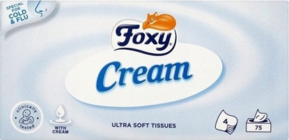 Attēls no Foxy FOXY Cream Chusteczki z kremem nawilajcym 76 szt