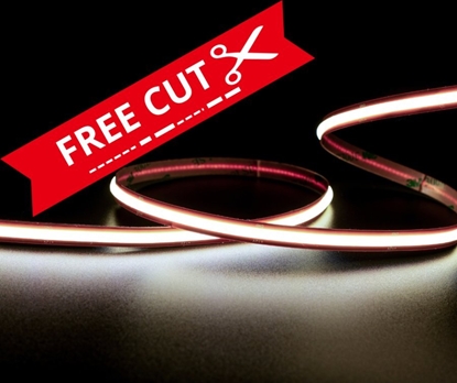 Изображение FREECUT strip, LED typu COB, 13W, 528 chips/m, CRI >90, 12V, biala, 6500K, IP20, 5m