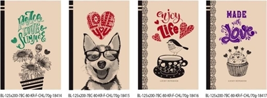 Picture of Fresh Notatnik ozdobny 125x200/80K gadki FRESH (328563)