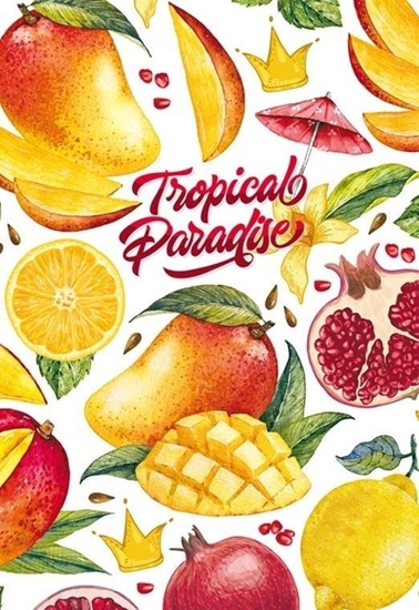 Picture of Fresh Notatnik ozdobny 128x165/64K linia Owoce egzotyka