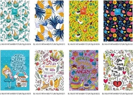 Picture of Fresh Notatnik ozdobny 145x197/64K linia FRESH (328452)