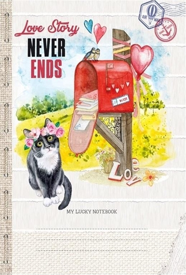 Picture of Fresh Notatnik ozdobny 145x197/80K kratka TW Kot