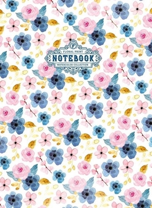 Изображение Fresh Notatnik ozdobny 64 strony kratka Kwiaty niebieski