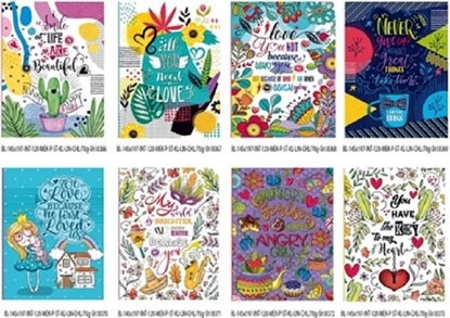 Изображение Fresh Notatnik ozdobny A5 120K kratka/linia/gadki