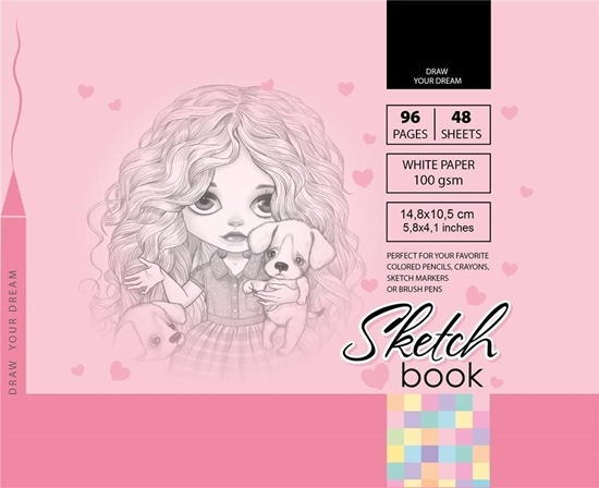 Picture of Fresh Szkicownik 10.5x14.8cm 96k róowy