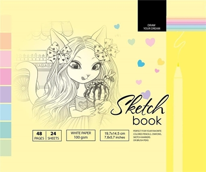 Attēls no Fresh Szkicownik 14.5x19.7cm 48k óty