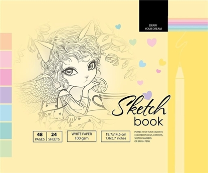 Attēls no Fresh Szkicownik 14.5x19.7cm 48k óty