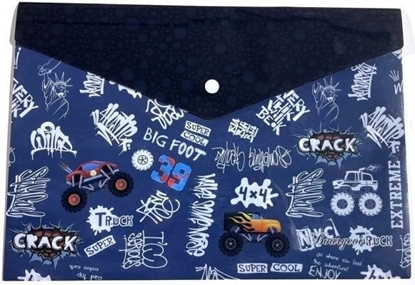 Изображение Fresh Teczka A4+ plastikowa z klipsem Monster Truck
