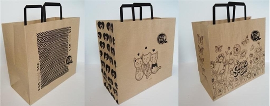 Picture of Fresh Torebka Kraft 320x300 L pozioma mix FRESH