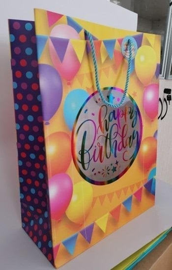 Picture of Fresh Torebka ozdobna z okienkiem pionowa XLL Urodziny