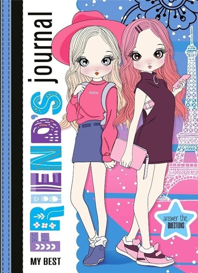 Picture of Fresh Zeszyt przyjacióek 135x197/48K TW brokat nieb.