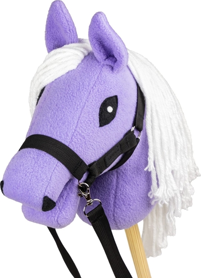 Изображение Froster Hobby Horse Skippi A5 - ko na kiju - lawendowy fioletowy - kantar i wodze