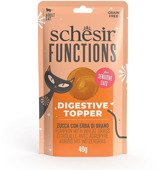 Picture of Functions, sumplement, dla kota, dynia i trawa pszeniczna, 40 g, saszetka, wspomaga trawienie