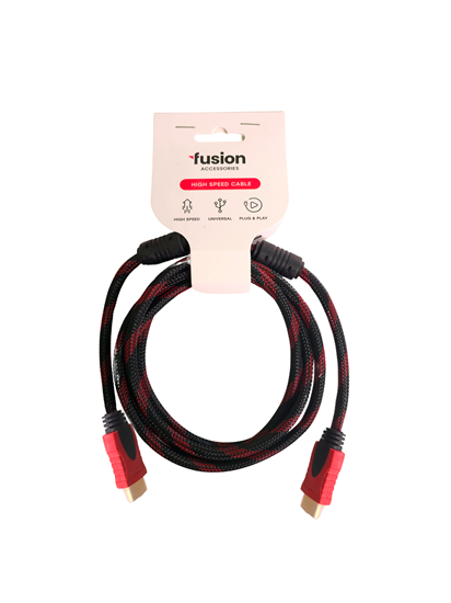 Изображение Fusion HDMI kabelis v2.0 | 4K | 1,8 m sarkans