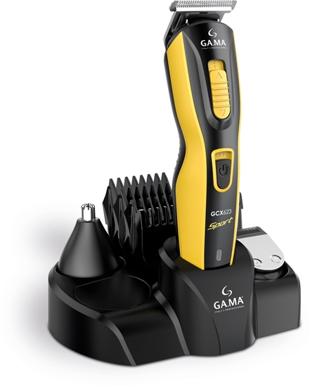 Picture of GA.MA  GCX623 Sport  melna/dzeltena - Matu griezamas masinas komplekts