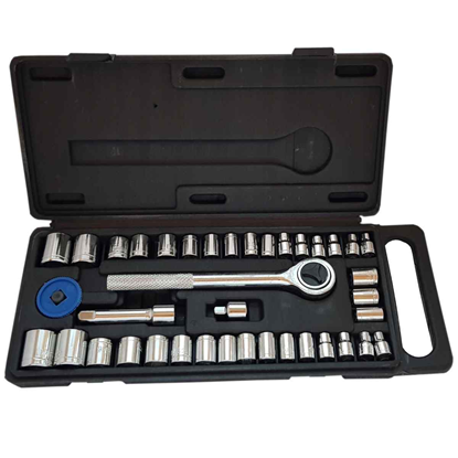 Picture of Gala atslēgu kompl.koferī 1|4+3|8, 4-13mm, 5|32''-