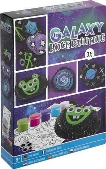 Picture of Galaxy Rock Painting 3 kamienie