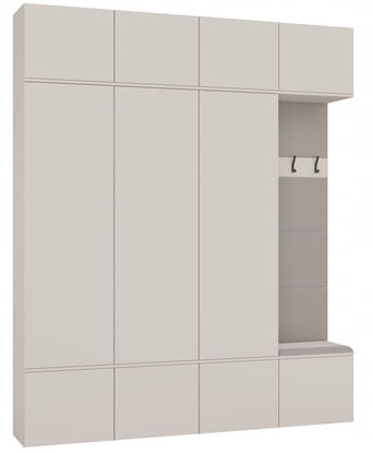 Attēls no Garderoba HAGA IV 3Sz1W KASZMIR 3x Szafa + Wieszak