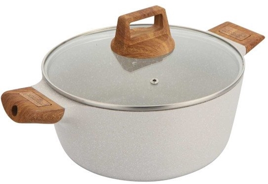 Изображение GARNEK MARMURKOWY 28cm Z POKRYW BERGNER BG-30643 NATURALLY