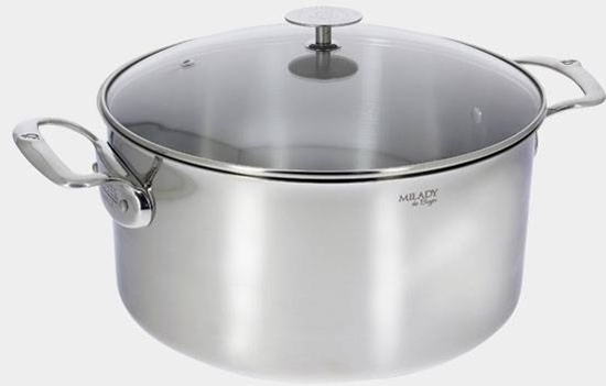 Picture of Garnek ze szklan pokryw r. 20 cm