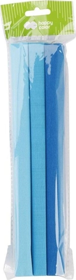 Picture of GDD Bibua marszczona 25x200cm niebieski mix 3szt