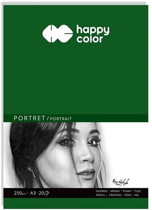 Attēls no GDD Blok Portret A3/20K 250g HAPPY COLOR
