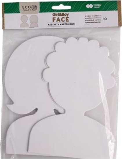 Picture of GDD Zestaw ksztatów kartonowych Face 10szt