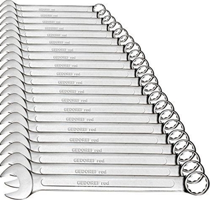 Picture of Gedore Zestaw kluczy oczkowych paskich 21-czciowy RED