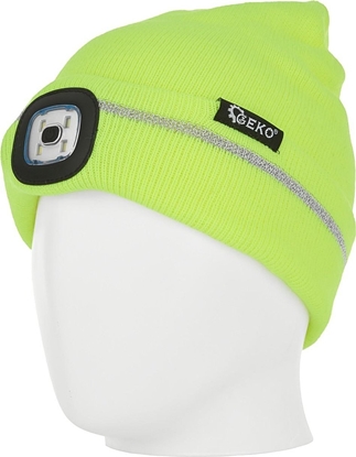 Picture of Geko Czapka zimowa z odblaskiem akumulatorowa z lampk LED (óta) (100)