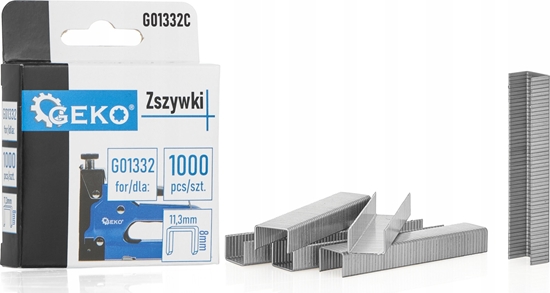 Изображение Geko Zszywki 1.2x11.3mm 8mm 1000szt. (200)