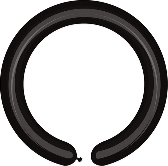 Picture of Gemar Balony do modelowania Czarne, D4, D. 140 cm, r. 5 cm, 100 szt.