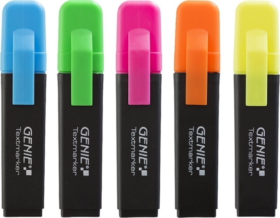 Picture of Genie GENIE Textmarker 5-Farben 5 Stk.