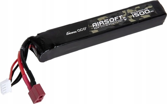 Picture of Gens Ace Akumulator Gens ace 25C 1500mAh 3S1P 11.1V Airsoft Gun Lipo z konektorem T Plug