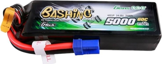 Picture of Gens Ace Akumulator Gens ace G-Tech 5000mAh 14.8V 4S1P 60C Lipo z konektorem EC5 Plug-Bashing Series