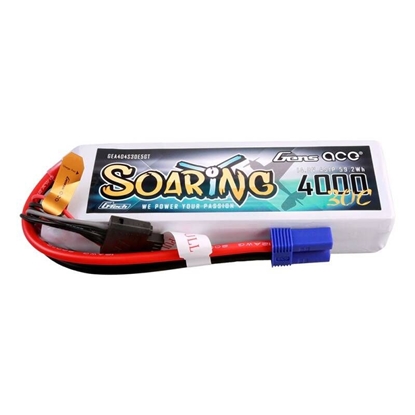Attēls no Gens Ace Akumulator Gens ace G-Tech Soaring 4000mAh 14.8V 30C 4S1P Lipo Battery