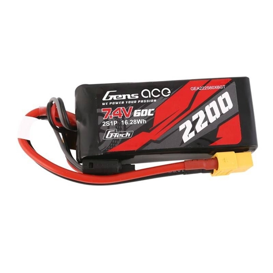 Picture of Gens Ace Akumulator GensAce G-Tech LiPo 2200mAh 7.4V 60C 2S1P XT60