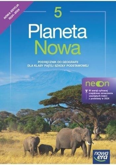 Изображение Geografia SP 5 Planeta nowa neon Podr. w.2024 EDUKAMP