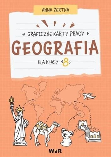 Picture of Geografia. Graficzne karty pracy dla klasy 8 EDUKAMP