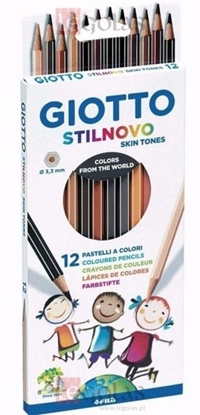 Изображение Giotto Kredki Stilnovo Skin Tones 12 kolorów (273984)