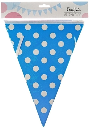 Изображение Girlanda kropki niebieska