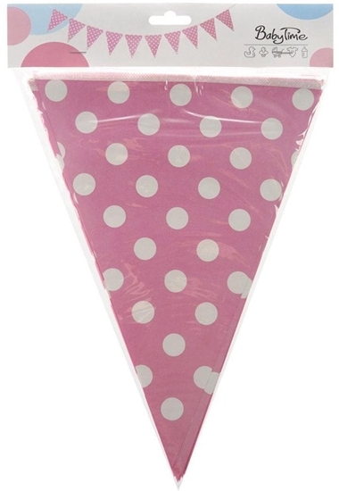 Изображение Girlanda kropki róowa