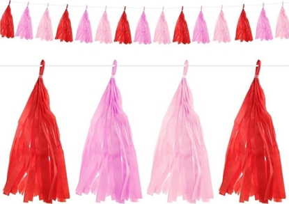 Изображение Girlanda papierowa Frdzelki 250cm