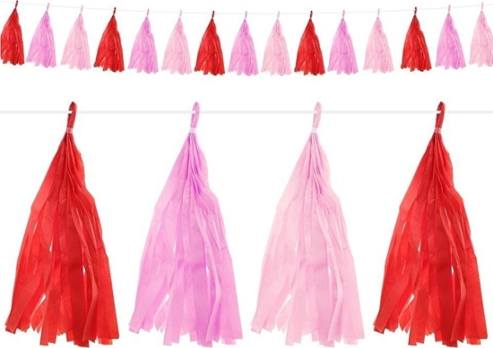 Изображение Girlanda papierowa Frdzelki 250cm