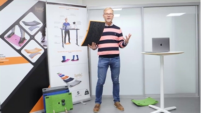 Picture of Gymba -aktivointilauta ja hierontapallot, sininen