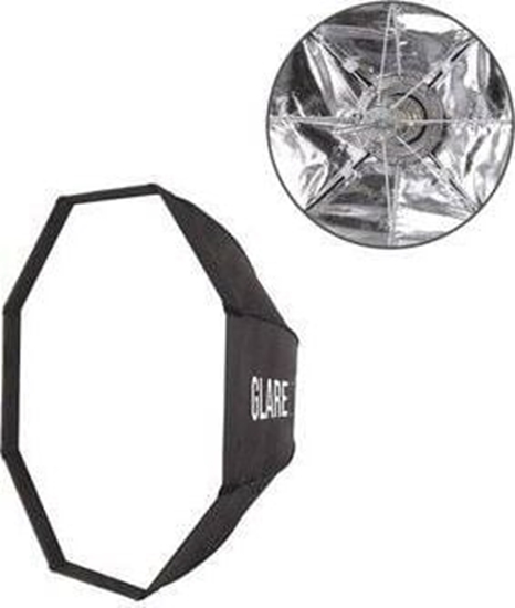Изображение GlareOne Softbox oktagonalny szybki monta Easy Fold 120 cm - mocowanie bowens