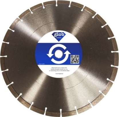Attēls no Glob tarcza diamentowa, materiay budowlane 350x25,4 mm (GLOB-DIAM-350-MATBUD)