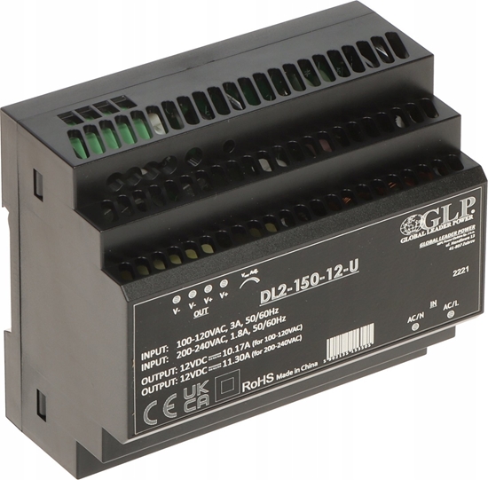 Picture of GLP ZASILACZ IMPULSOWY DL2-150-12-U