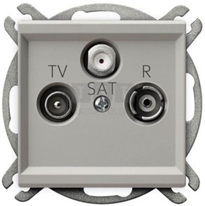 Изображение Gniazado RTV-SAT kocowe Ospel Sonata GPA-RS/m/82 IP20 kaszmir